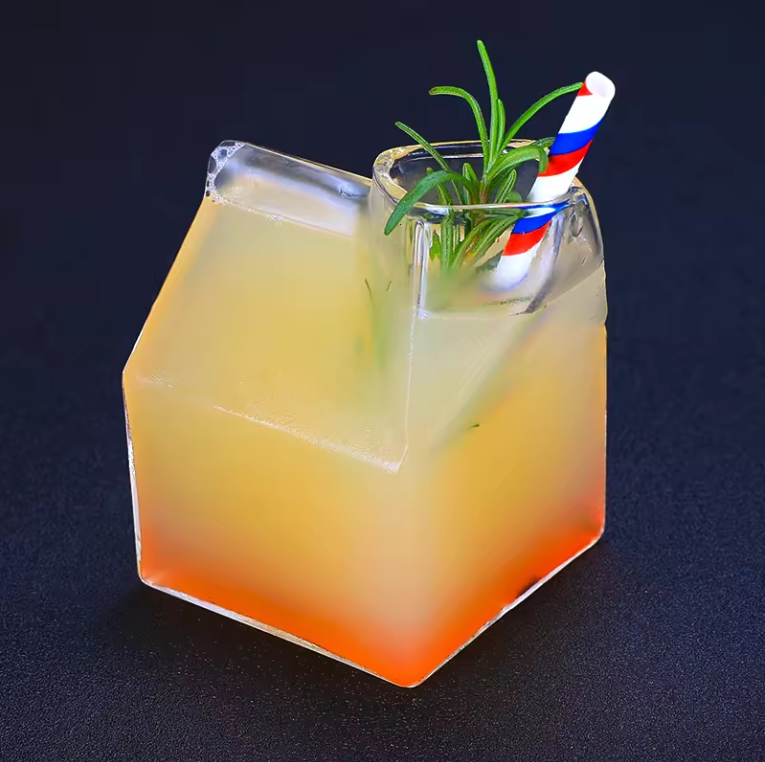 Verre à Cocktail Cubique Coréen